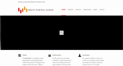 Desktop Screenshot of heavydigitalaudio.com